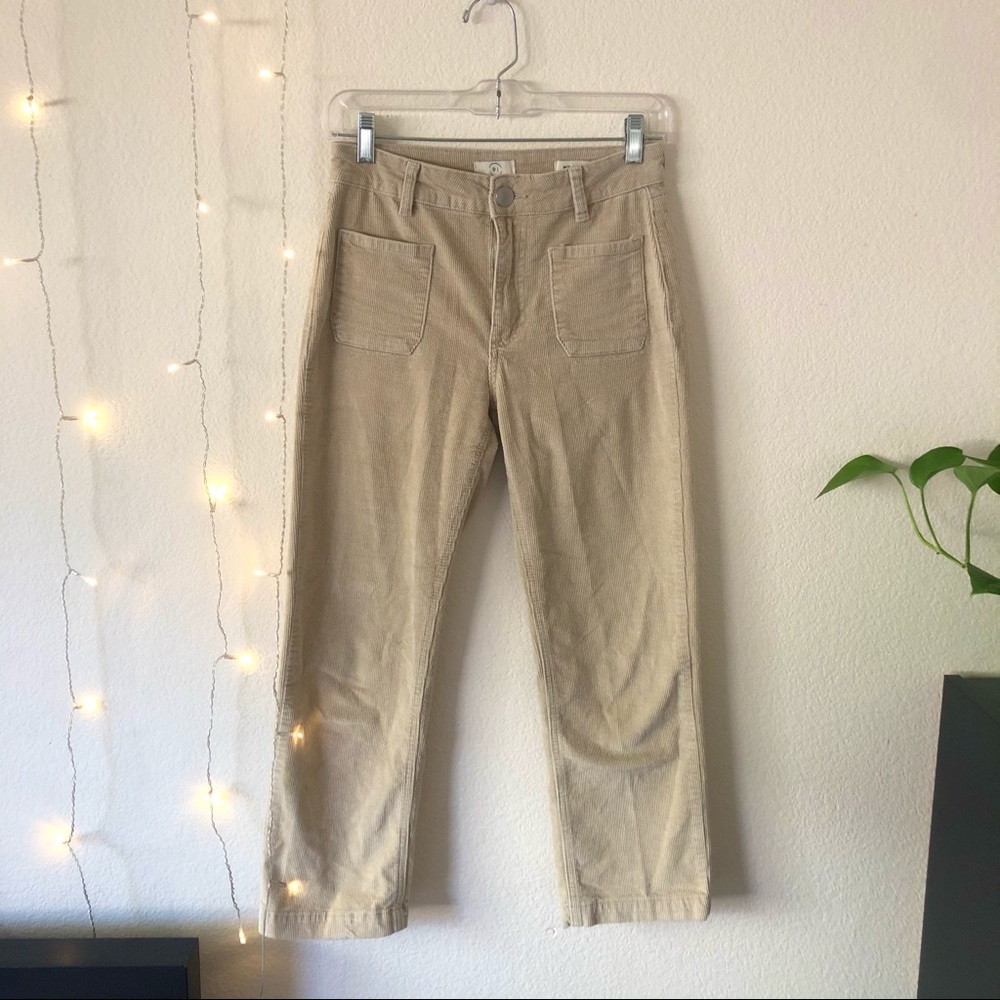 Cotton On beige corduroy pants